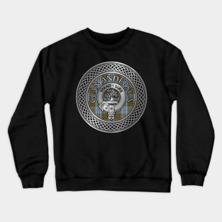 Clan Anderson Crest & Tartan Knot Crewneck Sweatshirt